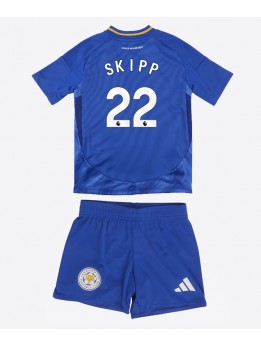 Leicester City Oliver Skipp #22 Dječji Domaci Dres kompleti 2024-25 Kratak Rukavima (+ kratke hlače)